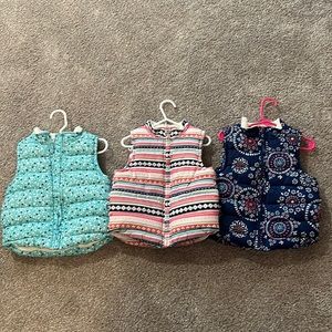 Three vests from Gymboree -size XS (4-5)
